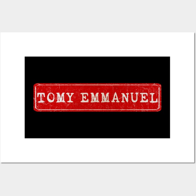vintage retro plate Tommy Emmanuel Wall Art by GXg.Smx